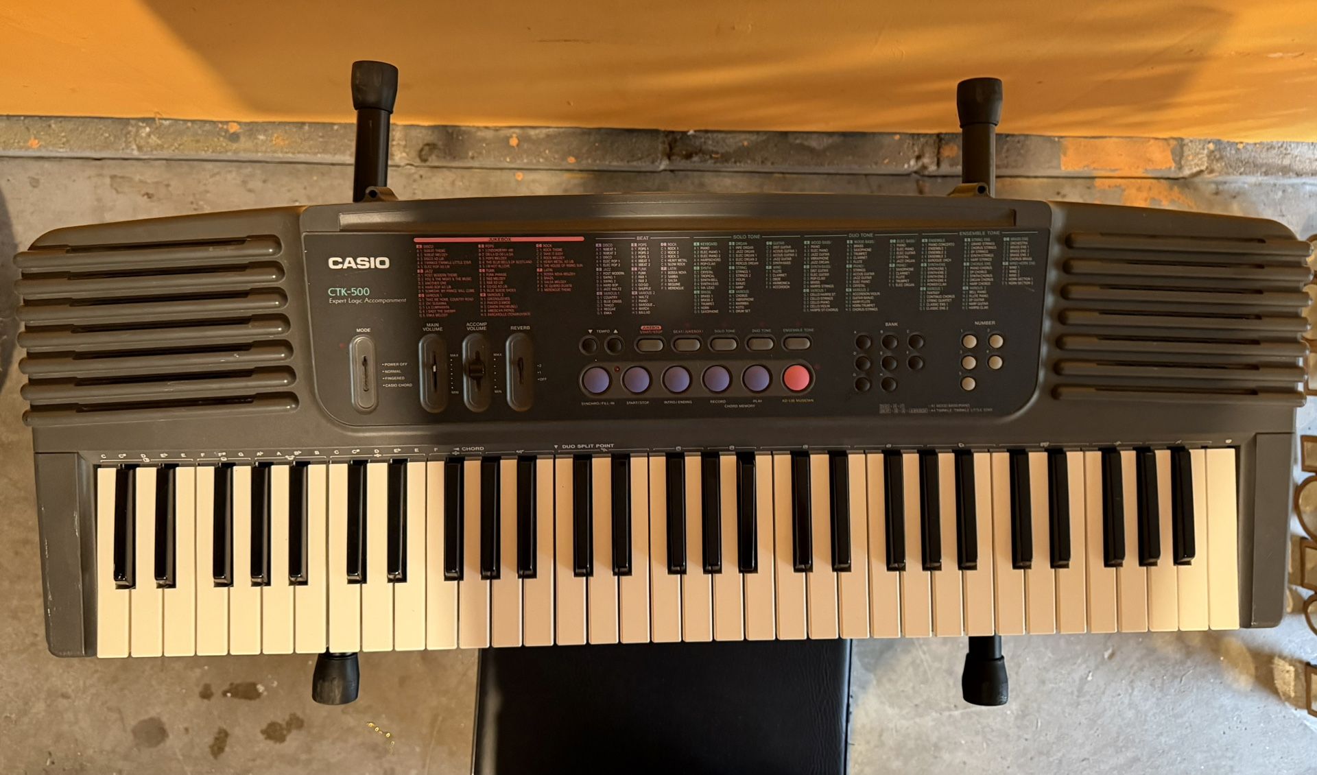 Keyboard, Stand, Stool