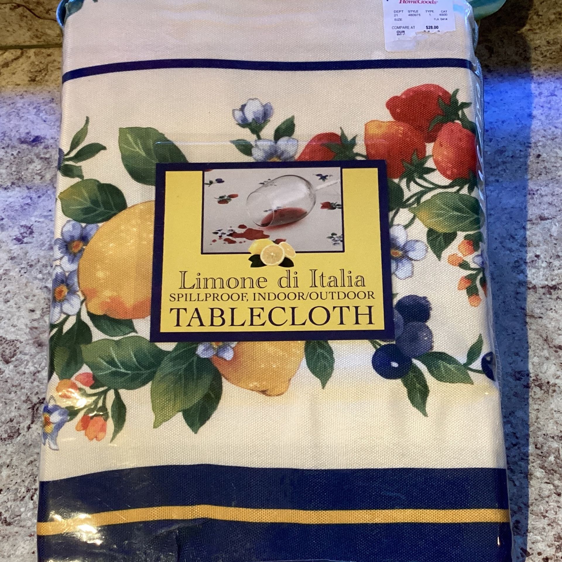 Tablecloth For Indoor/outdoor