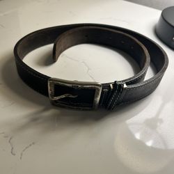 Lee leather belt