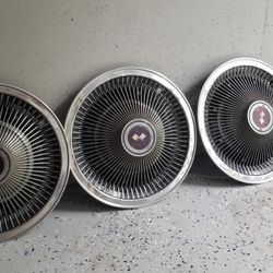 60's Chevrolet  Set Of 4 Hubcaps