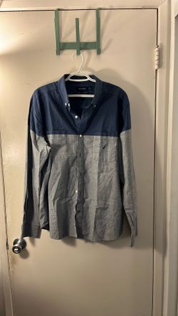 NEW Nautica Men’s Color blocked shirt Size XL