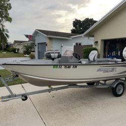 2021 aluminum boat motor and trailer 20 hours garage kept comes with swing tongue trolling motor battery bait. Well plenty of storage excellent