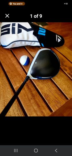 Taylormade⛳️Sim Max 2 Men's Driver🔥9.0 Degree's With Graphite Stiff Shaft...💎💎💎