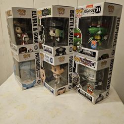 Funko Pops New In Box $10 Each,Funko Bobble Heads 2014 Buddy Elf, 2013 Anchorman Ron Burgundy Play Phrases Batteries Not Included $20 Each 