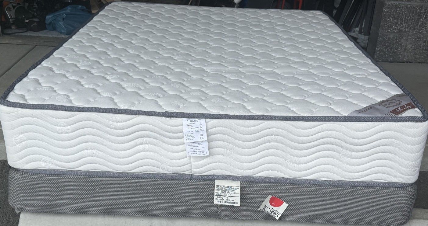 Full Size Mattress Set Box Spring & Bed Frame Optional
