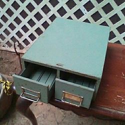Mini 2 drawer industrial cabinet