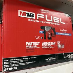 Milwaukee new 1 1/8” rotary hammer one key