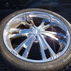 24” Inch Rims And tires 