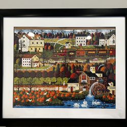 Decorative puzzle. Picture flame