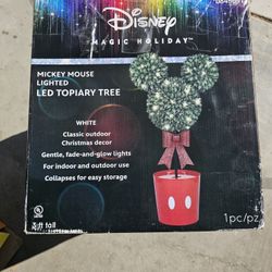 Disney Mickey Mouse Christmas LED Topiary