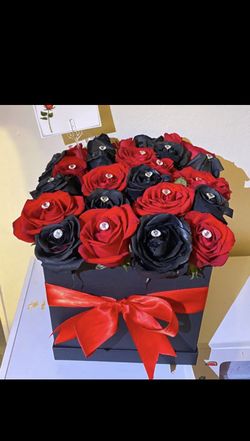 Red/black roses 🌹 flowers