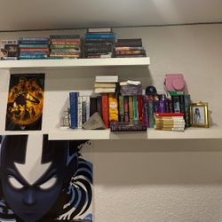 Hanging bookshelves 