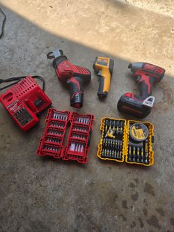 Milwaukee cordless tool bundle with extras