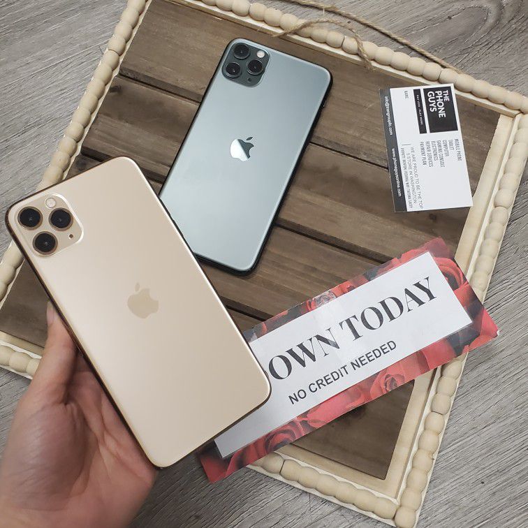 Apple IPhone 11 Pro Max - $1 DOWN TODAY, NO CREDIT NEEDED