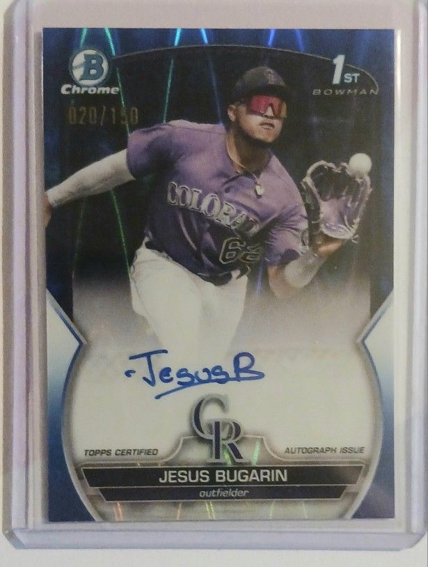Really Nice Jesus Bugarin Rookie, # 20/150 Card # CPA- JB MINT