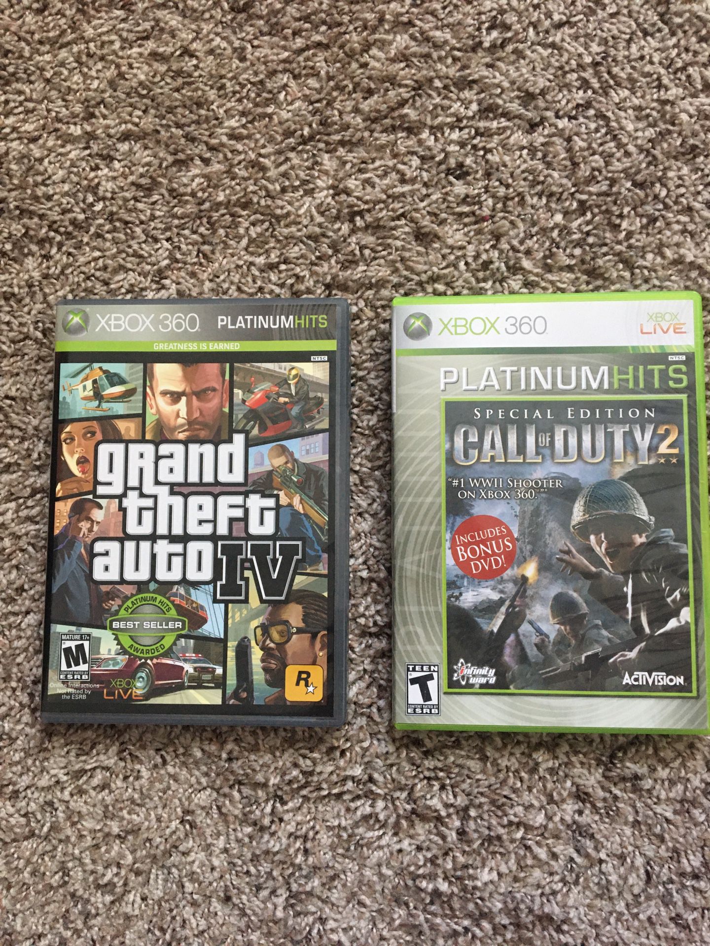 2 games Xbox 360