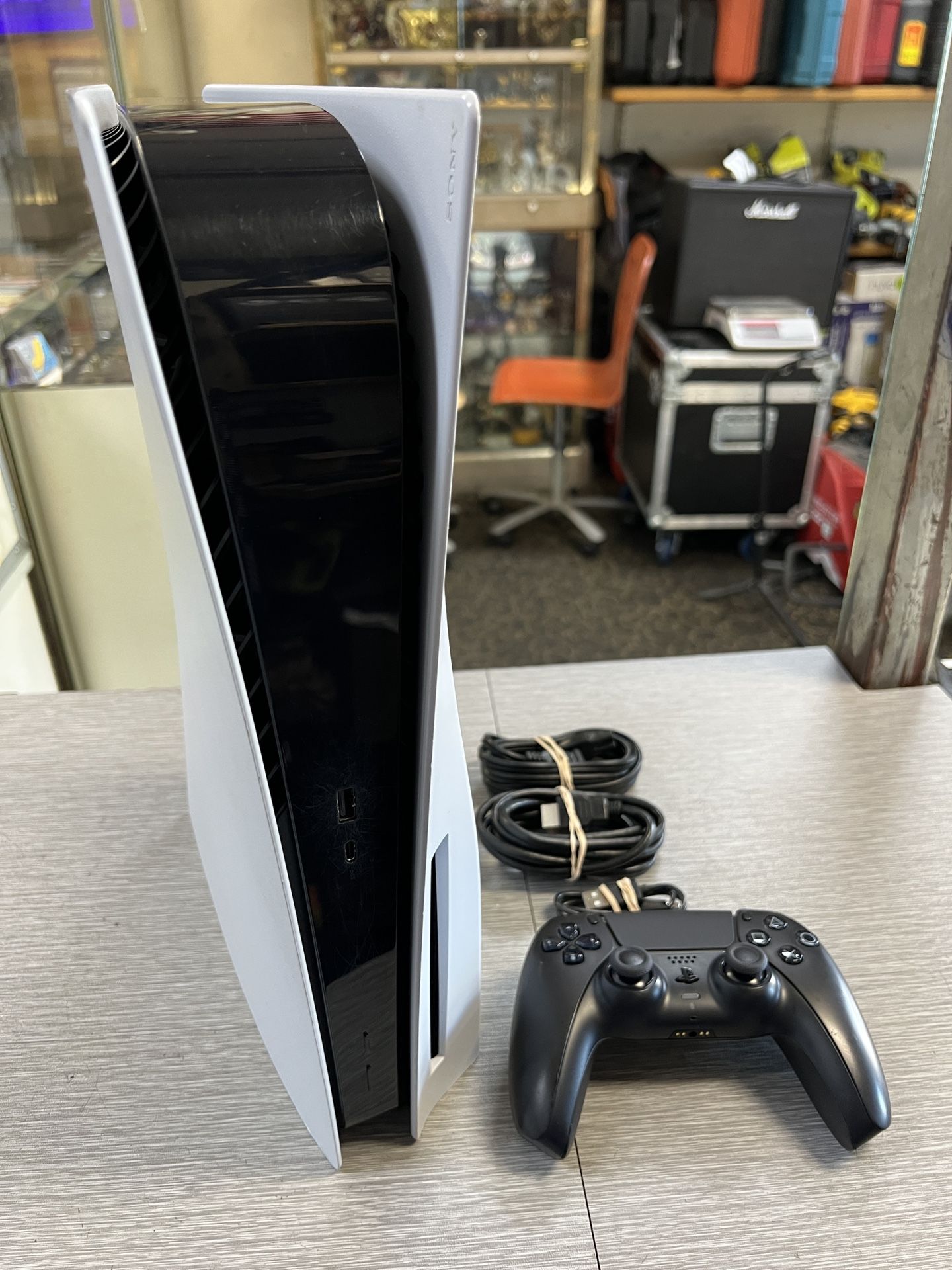 Sony Playstation 5 PS5 Disc Version Console w/ Controller & Cables