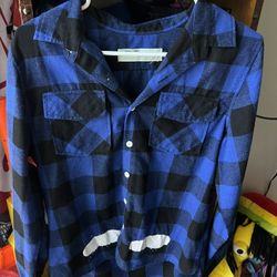 off white flannel