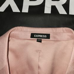 Pinkish Express men's slim performance suit Jacket. Size 40R Slim