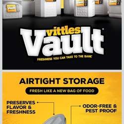 Gamma 2 Vittles Vault Pet Food Storage Container