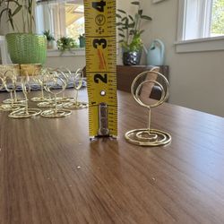 Wedding Centerpiece Gold Wire Holders