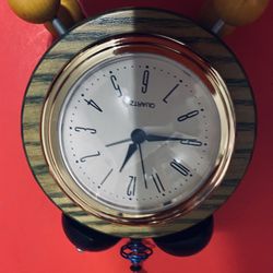 Quartz Wooden Alarm Clock