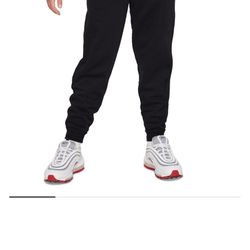 Nike Boys and Girls Club Fleece Jogger Pants Black-Medium