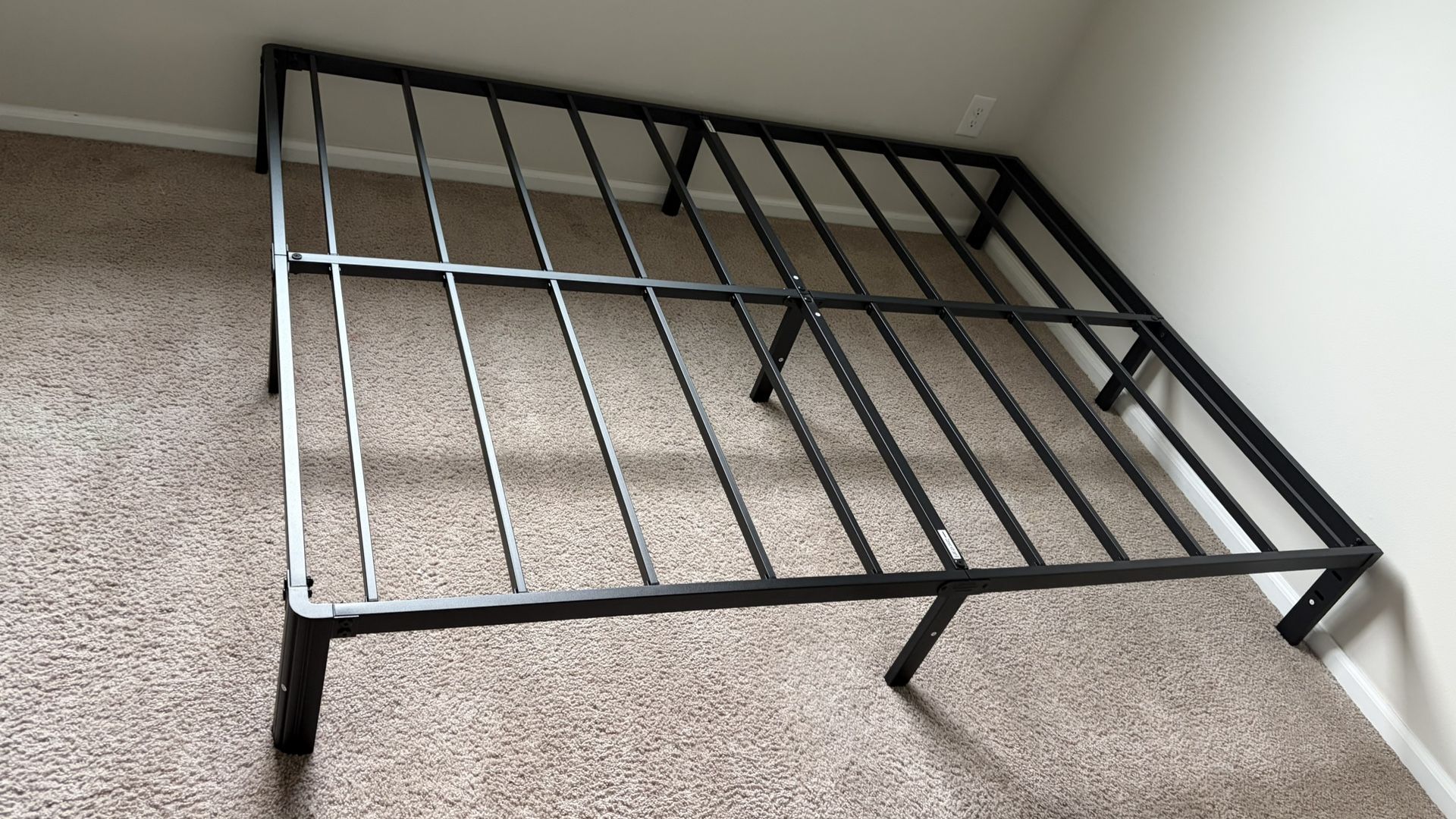 Queen platform bed frame