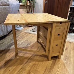 IKEA foldable dining table- Real Wood 