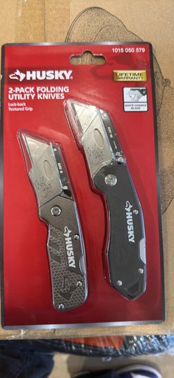 Husky 2 pack folding knives