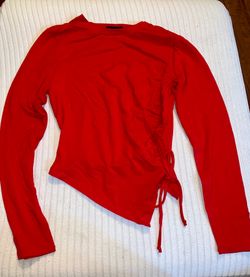 Red blouse
