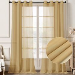 Gold Curtains Set 