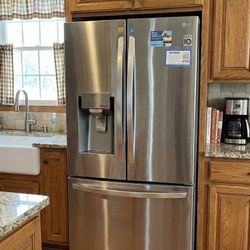 LG Smart French Door Refrigerator - Stainless Steel - Ice/Water