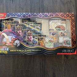 Pokémon Paldean Fates GREAT TUSK ex & IRON TREADS ex Premium Collection Box