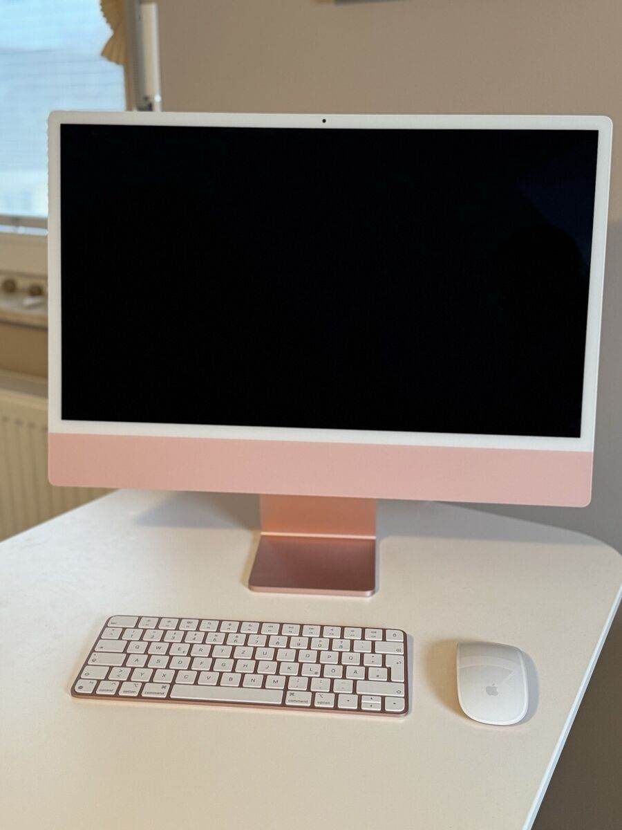 24” IMac (Pink) Complete With Mouse And Keyboard