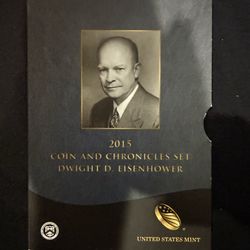 2015 coin and chronicle set Dwight D Eisenhower