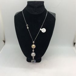 925 Sterling Silver Women Necklace With Pendant 18”