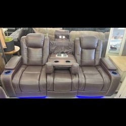 Sofa Leather Sectional 