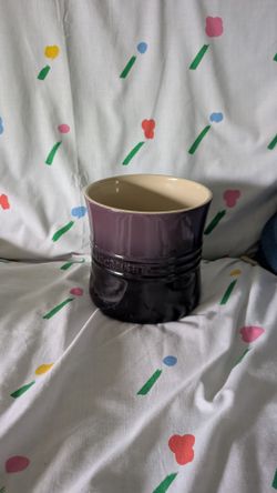 Lavender LaCeuset Utensil crock