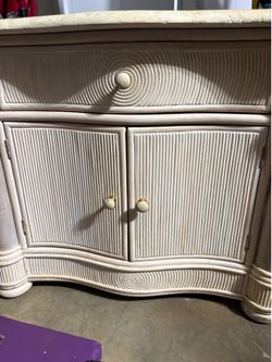 pencil reed nightstand