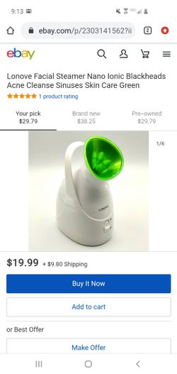 Lonovo facial steam cleaner blackhead remover