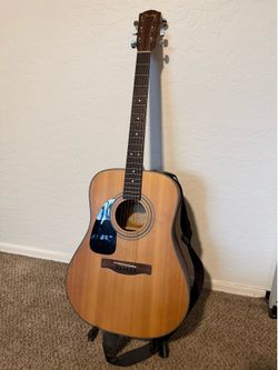 CD100LH NAT Fender (left handed!!) guitar