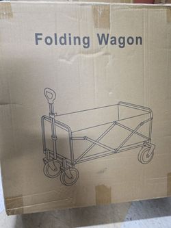 Folding Wagon Cart in Box