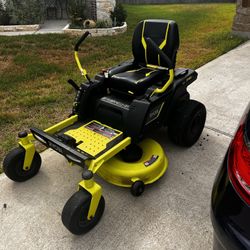 RYOBI Zero Turn Mower.