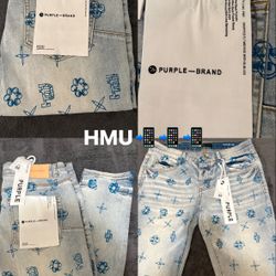 Purple Jeans Size 32