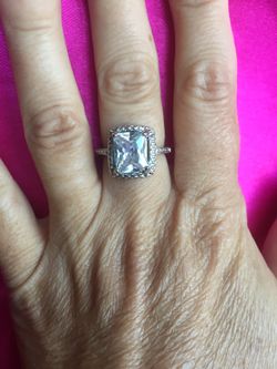 .925SSP PRINCESS CUT RING