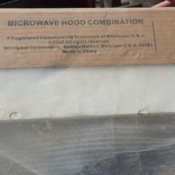 Whirlpool Microwave Hood Combination  New Still  In Box!
