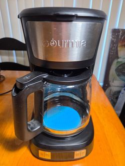 Gourmia 5 Cup Programmable Drip Coffee Maker with Brew Later, Black
