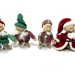 Ashton Drake Christmas Snow White & Seven Dwarves Porcelain 7” Dolls (4 Dwarves)