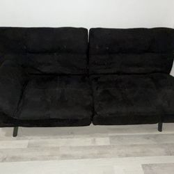 Black Futon Sofa Bed – Good Condition